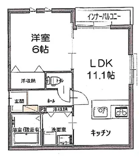 シャンブルIII【2階】の間取り