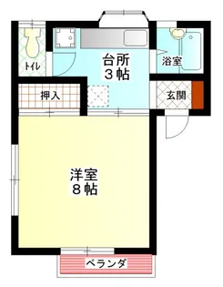 メゾン美の越 C棟【2階】の間取り