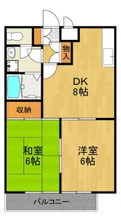 ドミールB【1階】の間取り