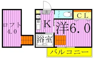 ビーポーレン中央本町【2階】の間取り