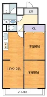 モンテフレンテ【3階】の間取り
