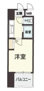 HOPE CITY天神橋【3階】の間取り