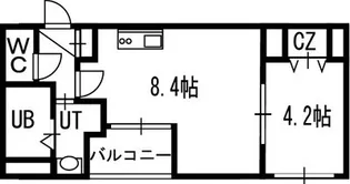 クラッセ知事公館前【3階】の間取り