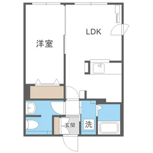 フェリーチェ琴似【3階】の間取り