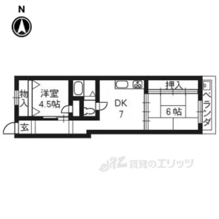 シャトーやなぎ【2階】の間取り