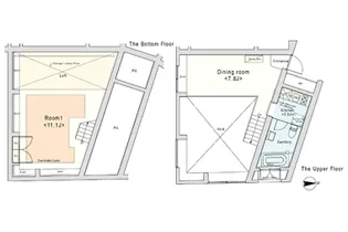 カスタリア恵比寿(旧イプセ恵比寿)【1階】の間取り