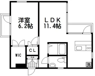 Bldg.K【3階】の間取り
