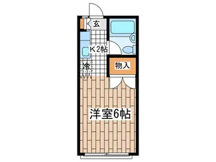 グリーンハイム【2階】の間取り