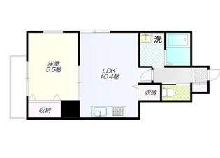 ファミール石原【1階】の間取り