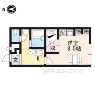 レオパレスサンライトパル【2階】の間取り