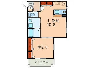 エクセル大倉山【2階】の間取り