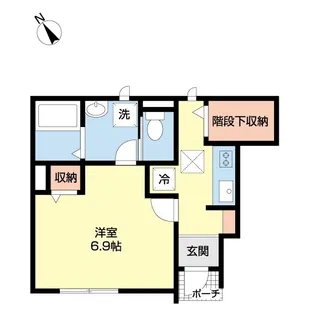 リーセントカーサ【1階】の間取り
