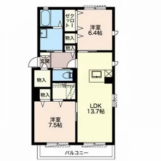 Kiitos Square【1階】の間取り