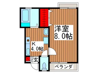 カトルセゾン【1階】の間取り