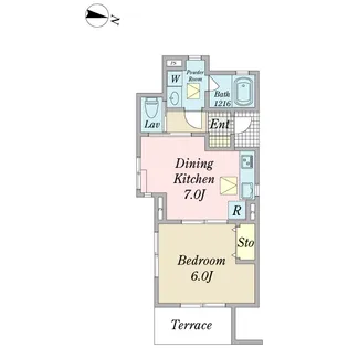 SU・MI・CA【1階】の間取り