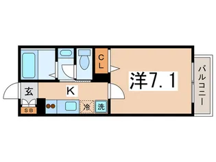 グランドホ-プウェル【1階】の間取り