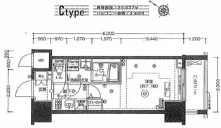 ZOOM川崎Second【12階】の間取り