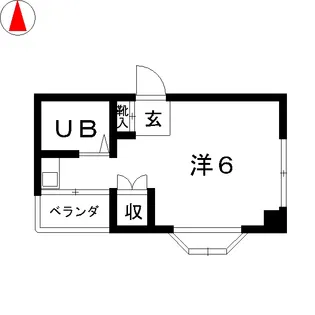 大横町ニュー田口ビル【3階】の間取り