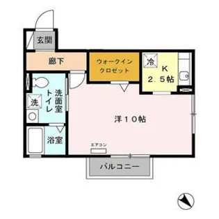 リビングタウン東郷 B【2階】の間取り