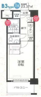 CLUB ORIENT BLD NO81 AMARIGE【1階】の間取り