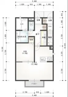 グレイスペア【1階】の間取り