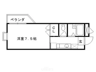 ミッシングN.M.【3階】の間取り