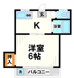 ラフォーレユー【2階】の間取り