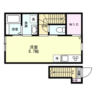 EDGEMOMENT長江【2階】の間取り