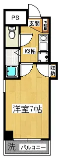 レジデンス16番館【3階】の間取り