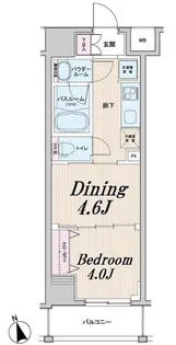 日神デュオステージ浅草II【3階】の間取り