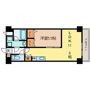 ヘリオスII【3階】の間取り