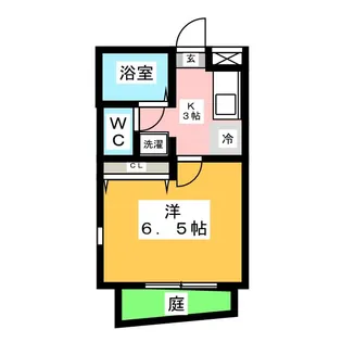 クレインズハイツ【1階】の間取り
