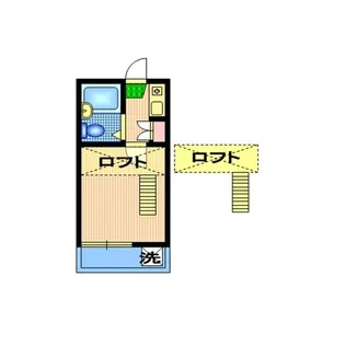 レオパレスα【2階】の間取り