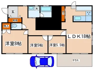 ベルハウス【1階】の間取り
