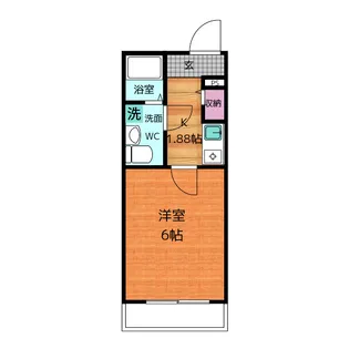 ミユキパレス大治【1階】の間取り