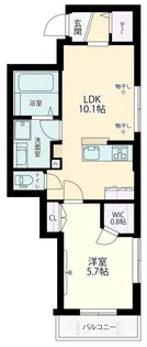 NORDEN DORF【2階】の間取り