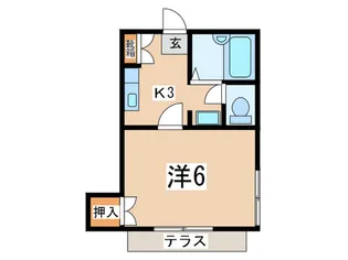 田口ハイツ【1階】の間取り