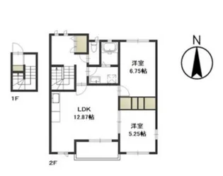 レフィナードS【2階】の間取り
