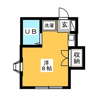 ビーナスハイツ【1階】の間取り