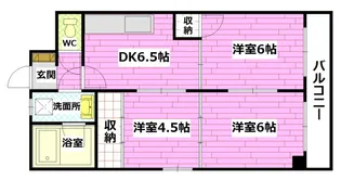ピュアハイツ【4階】の間取り