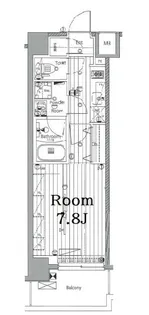 メイクス赤羽岩淵【4階】の間取り
