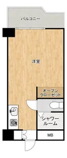 築地永谷コーポラス【2階】の間取り