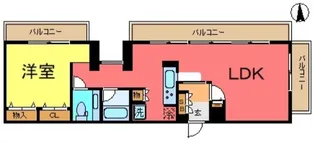 レクノス1【5階】の間取り