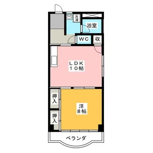 第一島内ビル【2階】の間取り