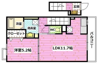 M’s YANO【2階】の間取り