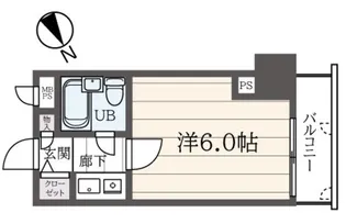 ライオンズマンション山下公園【4階】の間取り