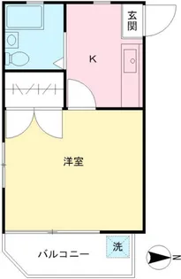 メゾン桂【1階】の間取り