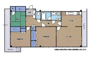 フラット上末吉【3階】の間取り