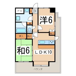 ベルノス35【7階】の間取り