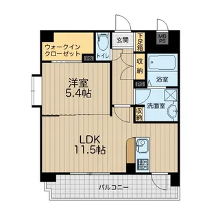 グランフィーネ春日【6階】の間取り